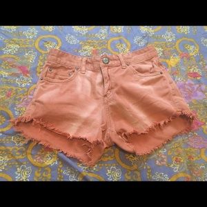MOVING SALE Free People frayed denim cutoff shorts